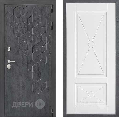 Входная металлическая Дверь Дверной континент ДК-3/713 ФЛ-617 Софт милк в Красноармейске