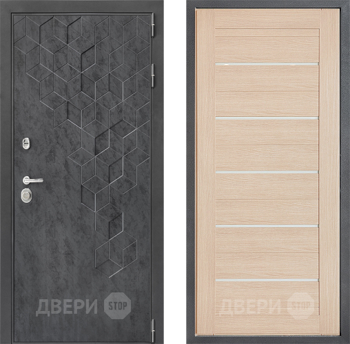 Входная металлическая Дверь Дверной континент ДК-3/713 ФЛ-46 Капучино в Красноармейске