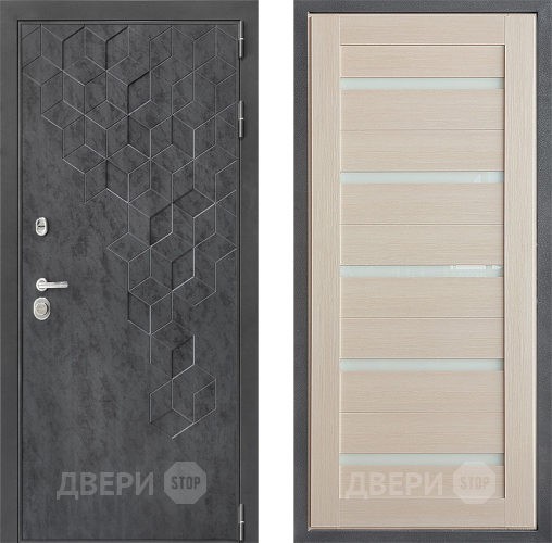 Входная металлическая Дверь Дверной континент ДК-3/713 ФЛ-47 Лиственница белая в Красноармейске