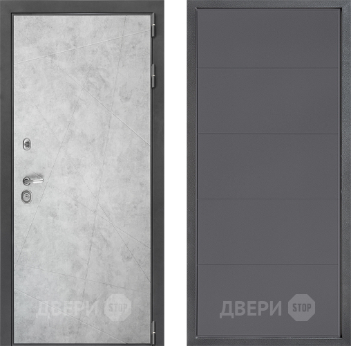 Дверь Дверной континент ДК-3/743 ФЛ-649 Графит софт в Красноармейске