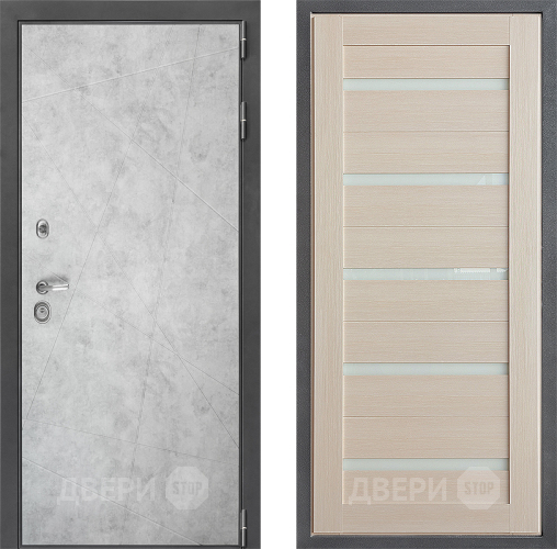Входная металлическая Дверь Дверной континент ДК-3/743 ФЛ-47 Капучино в Красноармейске