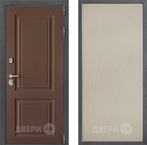 Входная металлическая Дверь Дверной континент ДК-3/729 ФЛ-655 Капучино в Красноармейске