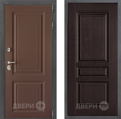 Входная металлическая Дверь Дверной континент ДК-3/729 ФЛ-243 Дуб шоколадный в Красноармейске