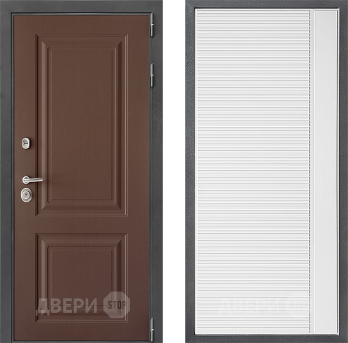 Дверь Дверной континент ДК-3/729 ФЛ-757 Белое Стекло Софт милк в Красноармейске