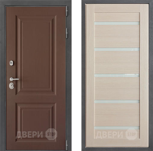 Входная металлическая Дверь Дверной континент ДК-3/729 ФЛ-47 Капучино в Красноармейске