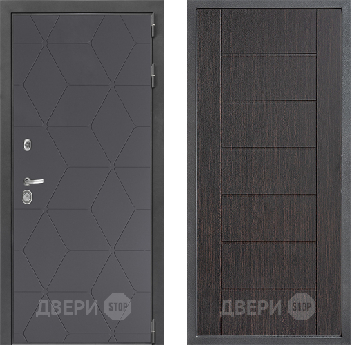 Входная металлическая Дверь Дверной континент ДК-3/744 ФЛ-Лайн Венге в Красноармейске