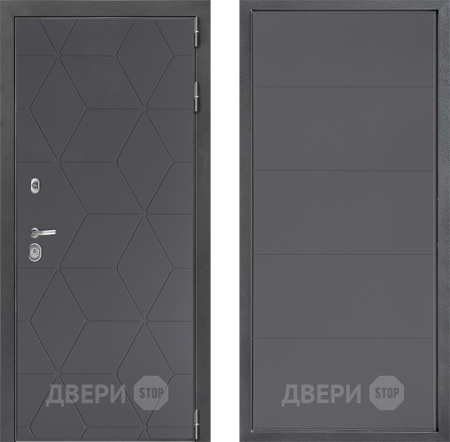 Входная металлическая Дверь Дверной континент ДК-3/744 ФЛ-649 Графит софт в Красноармейске