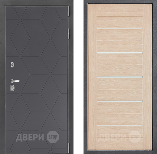 Входная металлическая Дверь Дверной континент ДК-3/744 ФЛ-46 Капучино в Красноармейске