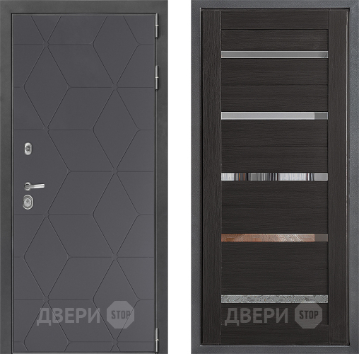 Входная металлическая Дверь Дверной континент ДК-3/744 ФЛ-47 Венге в Красноармейске
