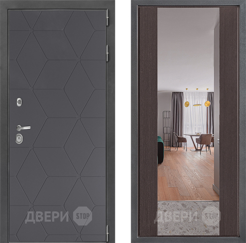 Дверь Дверной континент ДК-3/744 ФЛЗ-1 Зеркало Венге в Красноармейске