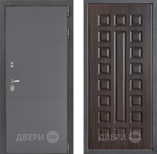 Входная металлическая Дверь Дверной континент ДК-3/649 ФЛ-183 Венге в Красноармейске