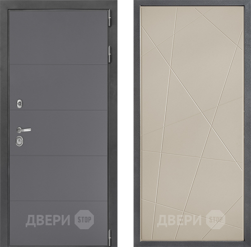 Входная металлическая Дверь Дверной континент ДК-3/649 ФЛ-655 Капучино в Красноармейске