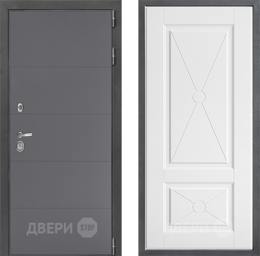 Входная металлическая Дверь Дверной континент ДК-3/649 ФЛ-617 Софт милк в Красноармейске