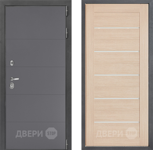 Входная металлическая Дверь Дверной континент ДК-3/649 ФЛ-46 Капучино в Красноармейске