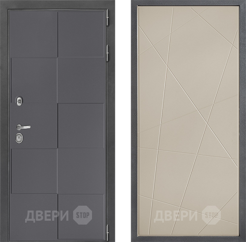 Входная металлическая Дверь Дверной континент ДК-3/606 ФЛ-655 Капучино в Красноармейске
