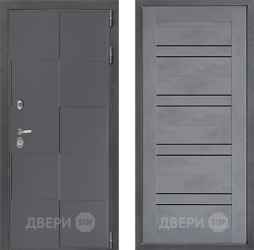 Дверь Дверной континент ДК-3/606 ФЛ-49 Бетон серый в Красноармейске
