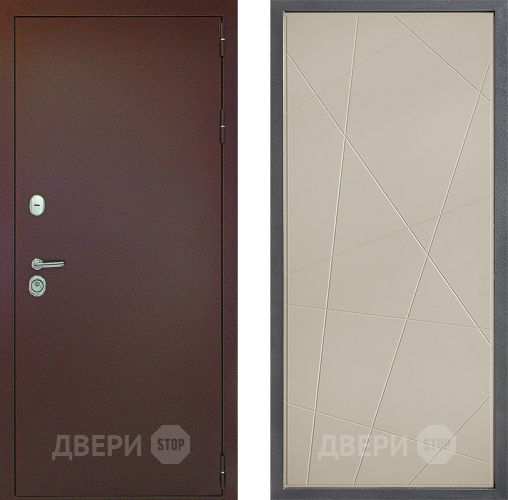 Дверь Дверной континент Рубикон Медь Дизайн ФЛ-655 Капучино в Красноармейске