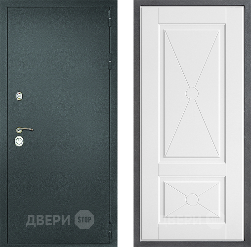 Входная металлическая Дверь Дверной континент Рубикон Серебро Дизайн ФЛ-617 Софт милк в Красноармейске