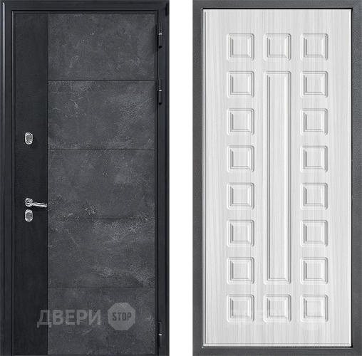 Входная металлическая Дверь Дверной континент ДК-15 Бетон ТЕРМО ФЛ-183 Сандал белый в Красноармейске