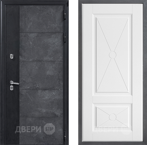 Входная металлическая Дверь Дверной континент ДК-15 Бетон ТЕРМО ФЛ-617 Софт милк в Красноармейске
