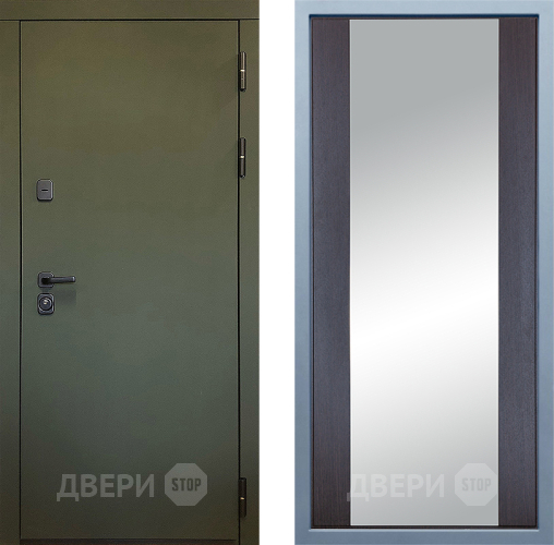 Входная металлическая Дверь Дива МД-61 Д-15 Зеркало Венге в Красноармейске