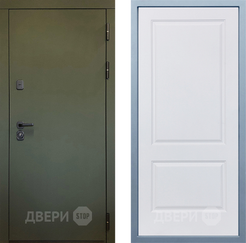 Входная металлическая Дверь Дива МД-61 Д-7 Белый в Красноармейске