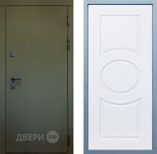 Входная металлическая Дверь Дива МД-61 Д-8 Белый в Красноармейске