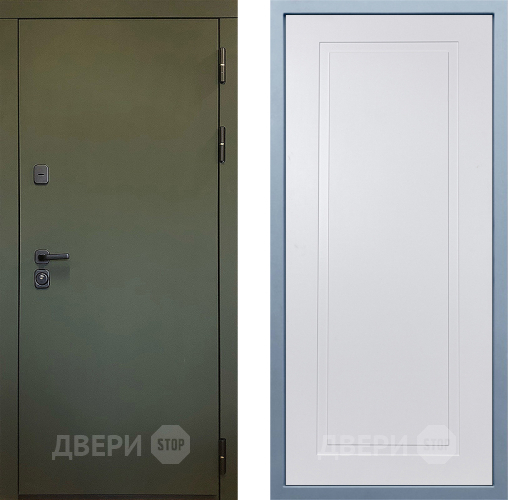 Входная металлическая Дверь Дива МД-61 Н-10 Белый в Красноармейске