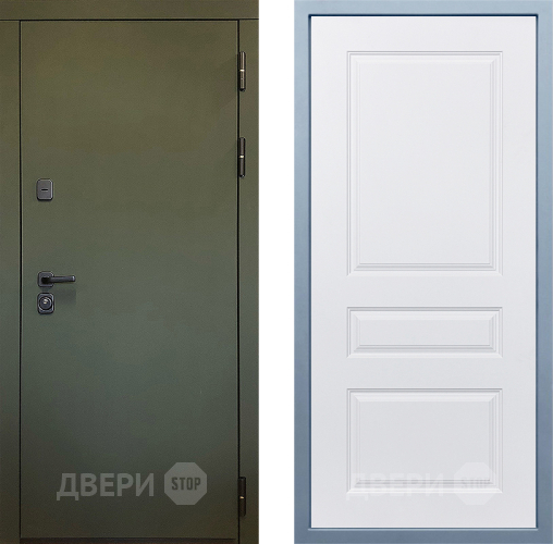 Входная металлическая Дверь Дива МД-61 Д-13 Белый в Красноармейске