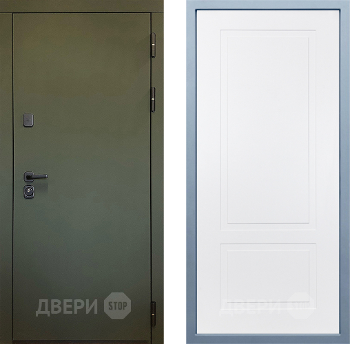 Входная металлическая Дверь Дива МД-61 Н-7 Белый в Красноармейске