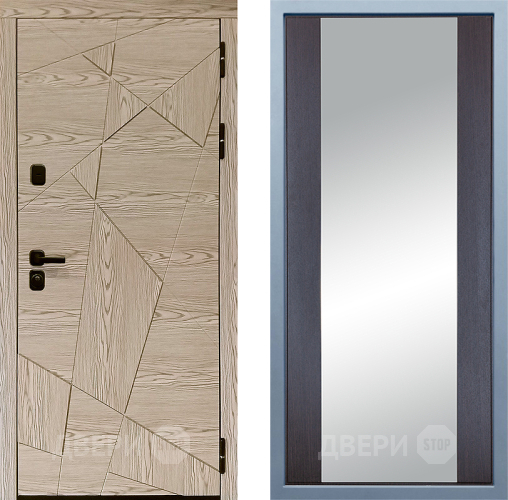 Входная металлическая Дверь Дива МД-97/1 Д-15 Зеркало Венге в Красноармейске