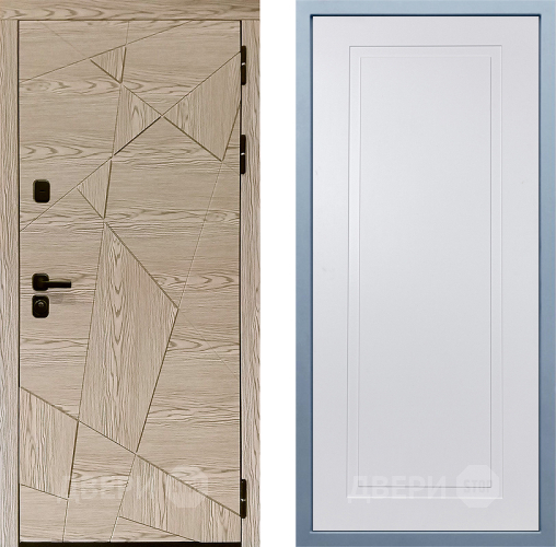 Входная металлическая Дверь Дива МД-97/1 Н-10 Белый в Красноармейске