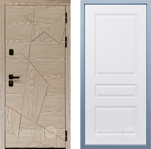 Входная металлическая Дверь Дива МД-97/1 Д-13 Белый в Красноармейске