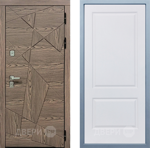 Входная металлическая Дверь Дива МД-97/2 Д-7 Белый в Красноармейске