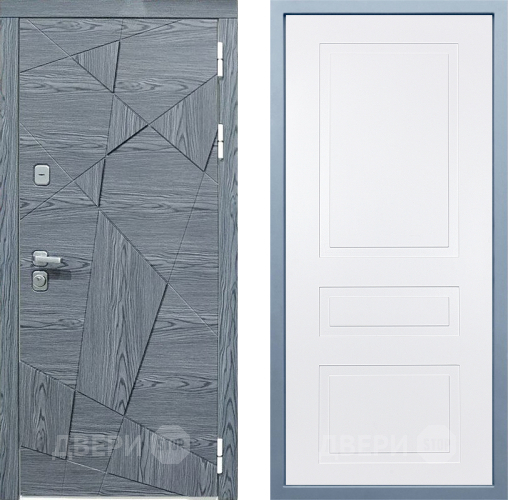 Входная металлическая Дверь Дива МД-97/3 Н-13 Белый в Красноармейске