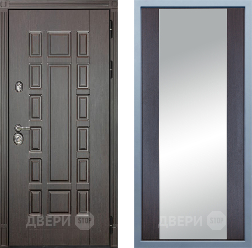 Входная металлическая Дверь Дива МД-38 Д-15 Зеркало Венге в Красноармейске