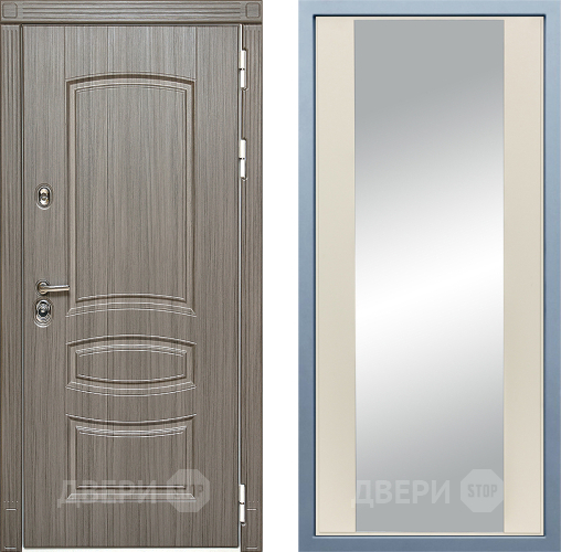 Входная металлическая Дверь Дива МД-42 Д-15 Зеркало Шампань в Красноармейске