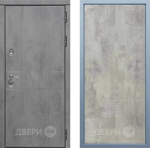 Входная металлическая Дверь Дива МД-48 Д-4 Бетон темный в Красноармейске