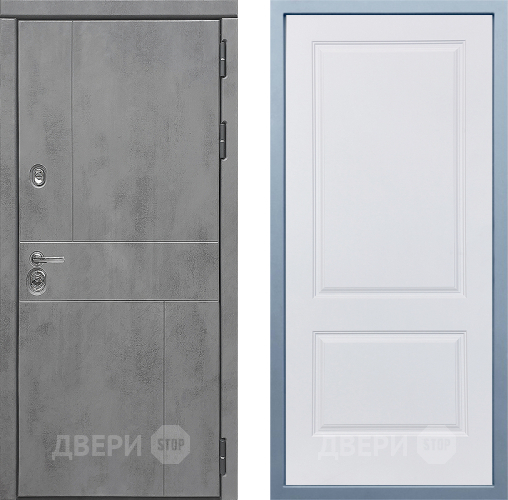 Входная металлическая Дверь Дива МД-48 Д-7 Белый в Красноармейске