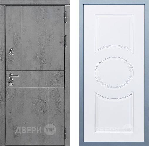 Входная металлическая Дверь Дива МД-48 Д-8 Белый в Красноармейске