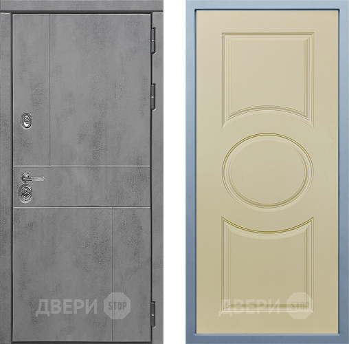 Входная металлическая Дверь Дива МД-48 Д-8 Шампань в Красноармейске
