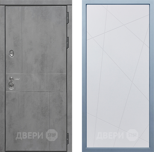 Входная металлическая Дверь Дива МД-48 Д-11 Белый в Красноармейске