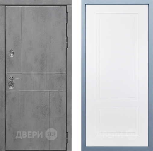 Входная металлическая Дверь Дива МД-48 Н-7 Белый в Красноармейске