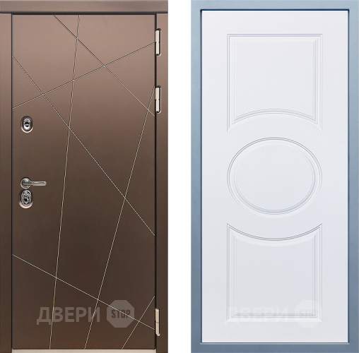 Входная металлическая Дверь Дива МД-50 М-30 Белый в Красноармейске