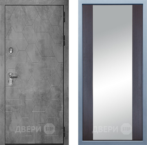 Входная металлическая Дверь Дива МД-51 Д-15 Зеркало Венге в Красноармейске