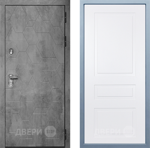 Входная металлическая Дверь Дива МД-51 Н-13 Белый в Красноармейске