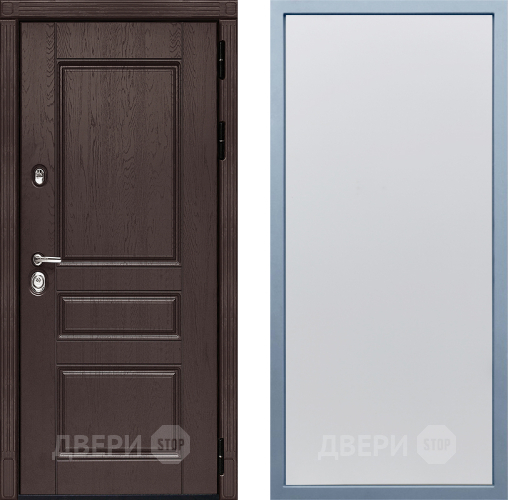 Входная металлическая Дверь Дива МД-90 Н-1 Белый в Красноармейске