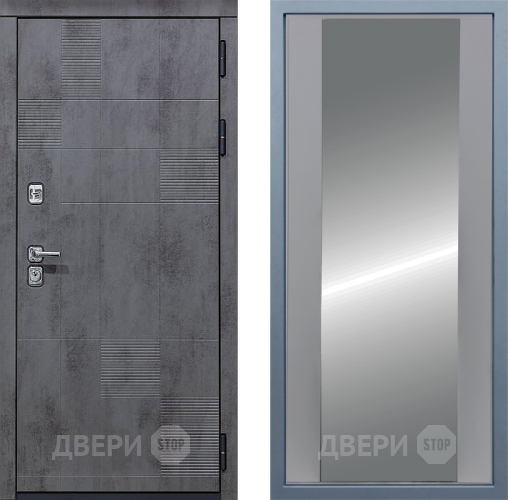 Входная металлическая Дверь Дива МД-35 Д-15 Зеркало Силк Маус в Красноармейске