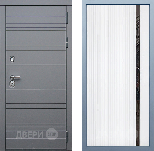 Входная металлическая Дверь Дива МД-39 МХ-46 Белый матовый в Красноармейске