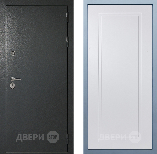 Входная металлическая Дверь Дива МД-40 Титан Н-10 Белый в Красноармейске
